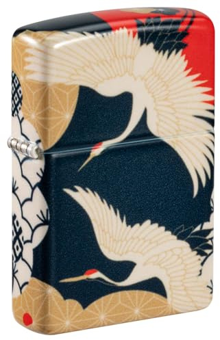 Zippo Sturmfeuerzeug - Asian Background, 540°, Color Image - Nachfüllbar - Wiederverwendbar - Windfestes Design - Geschenkbox - Made in USA