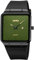 findtime Quadratische Uhren Herren Anlog Quarz Klassische Minimalistische Herrenuhr mit Datumsanzeige Schwarz