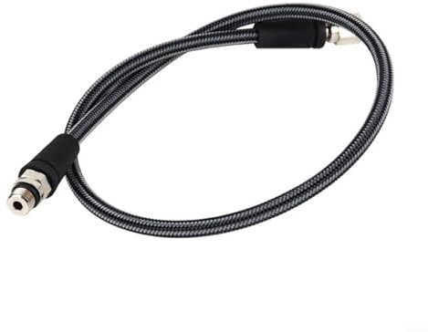 URPIZY Hochdruckschlauch, 300 bar, Tauchen für geflochtenen Hochdruckschlauch, Tauchschlauch, Tauchen flexibel, für geflochtenen Schlauchregler, Tauchzubehör (65 cm)