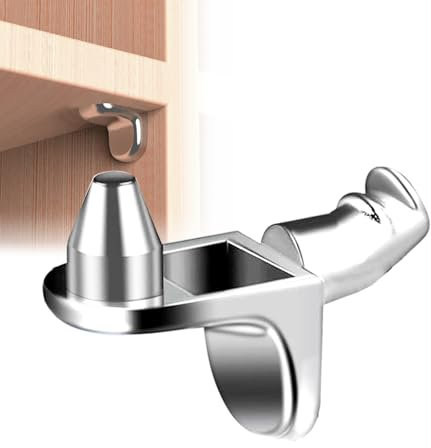 shinfly Regalbodenträger 60 Stück Bodenträger Einlegeboden Halter Fachbodenträger, Bodenträger Geeignet für Schränke, Kleiderschränke Regalböden Schranktürfach.