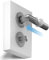 galace Lot de 4 butoirs de poignée de porte - Butée de porte transparente pour poignée de porte - Butée de porte pour protéger contre les marques - Poignée de porte et poignée de fenêtre