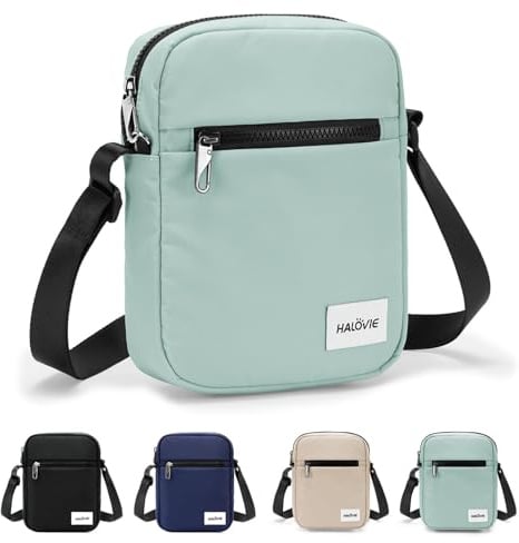HALOVIE IHIKER3 Unisex Anti-Diebstahl Mini-Umhängetasche | Kleine Schultertasche, Crossbody & Messenger für Reisen, Flugreisen und Festivals