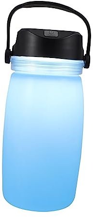 EXAOMBLE Usb Solar Wasserkocher Campinglampe Luminöse Trinkflasche Für Outdoor-aktivitäten Leicht Tragbar Und Für Reisen Und