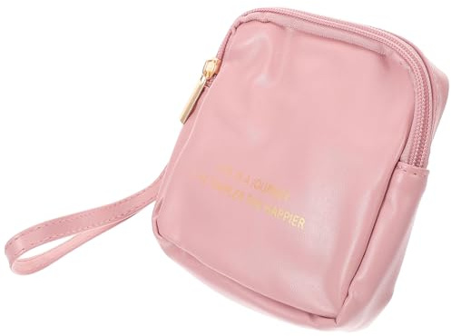 SEWOART wasserdichte Mini Periodentasche mit Reißverschluss Tragbare Sanitary Pad Aufbewahrungstasche für Reisen und Outdoor Multifunktionaler Kosmetik Hygiene Organizer mit Armband