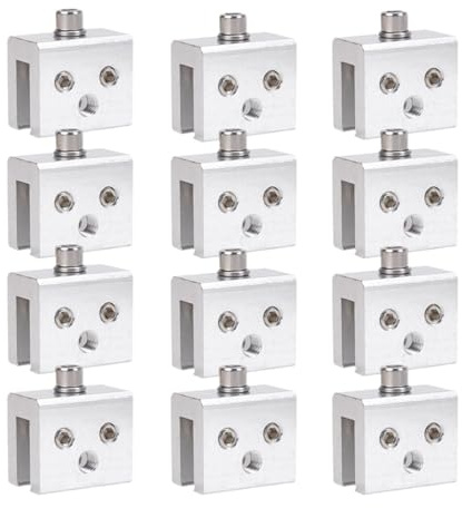 MagiDeal Pinces de Fixation pour toitures à Joints Debout, Pinces de Fixation pour toitures métalliques, Accessoires Professionnels durables, pour Supports de, 12 Pièces