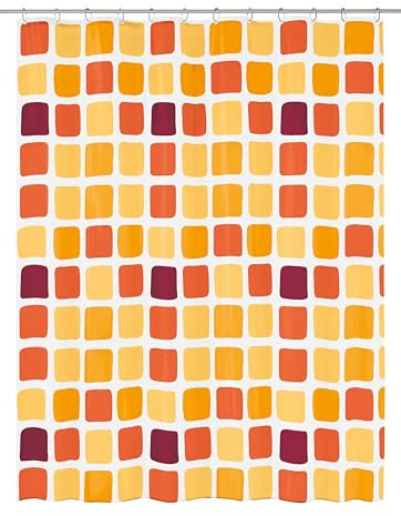 Kleine Wolke Sonny Duschvorhang, Kunststoff, Sun, 180 cm x 200 cm