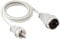 Brennenstuhl Cable alargador de Corriente de 2 m (alargador eléctrico para Interiores) Blanco