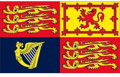 COUNTRY CLUB New British Royal Standard Flag 150 x 90 cm with 2 Metal Eyelets [Misc.]