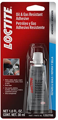 LOCTITE 1252795 Oil & Gas Resistant Adhesive Sealant for Automotive: High Performance, Multi-Purpose, Dries Clear, Anti-Freeze Resistant, Multi-Purpose | 30 ml Tube (PN: 1252795)