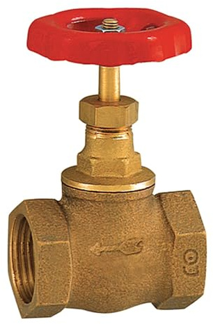 RIEGLER 103792-250.54 Muffen-Absperrventil, Messing, G 1 1/4, DN 32, 1Stk