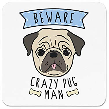 Gift Base Beware Crazy Mops Man Kühlschrankmagnet