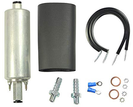 JDMSPEED New Universal High Flow & Pressure External Inline 255LPH Fuel Pump GSL392