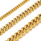 Richsteel goldkette aus edelstahl herren panzerkette mit schmuckbox -10MM breit 61cm lang