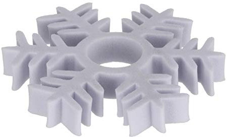 10 Stück Schneeflocken Basen für Led Kerzen (M)