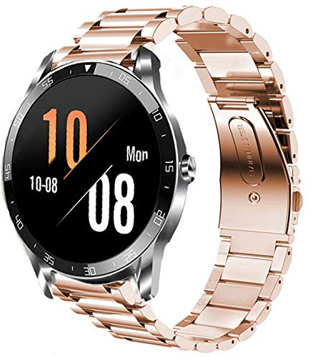LvBu Armband Kompatibel mit Blackview X1, Classic Edelstahl Uhrenarmband für Blackview X1 Smartwatch