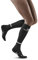 CEP - THE RUN COMPRESSION SOCKS TALL für Damen | Lange Laufsocken in schwarz mit Kompression | Regenerierende Kompressionsstrümpfe für Frauen | Gr. III | M