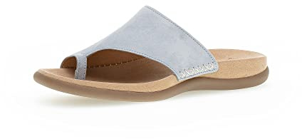 Gabor Damen Pantoletten, Frauen Slip On,Best Fitting,Slipper,Slides,Slip-ons,Backless Slipper,Mules,Gartenschuhe,aquamarin,38 EU / 5 UK