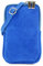 modamoda de T197 Damen Leder Handytasche 6,7 Zoll Umhängetasche handmade in Italy, Farbe:Royalblau/Wildleder