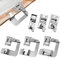 WETARENDA Prensatelas para Máquina de Coser, Prensatelas de Dobladillo Enrollado, Prensatelas Pie Dobladillo de Acero Inoxidable, 6 Piezas Prensatelas de Dobladillo Ancho y Fino, para Costura Criativa