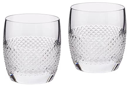 Vere Wang Diamond Mosaic Tumbler Pair
