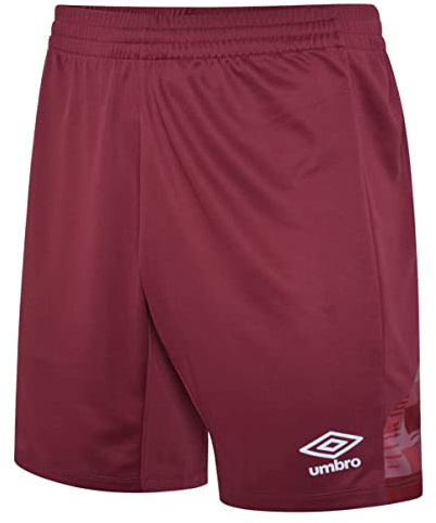 UMBRO Mens Vier Shorts, New Claret, XL