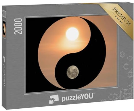 puzzleYOU: Puzzle 2000 Teile „Symbol für Yin und Yang“