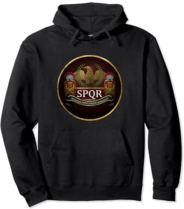 SPQR Roman Eagle Legionär von Rom Symbol Pullover Hoodie