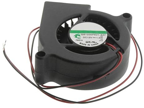 BLOWER, 97MM, 38.5CFM, 12VDC, 58DBA, Fan Blowers, Centrifugal Extractor Fan, Qty.1 | 9W1BM12P2H001