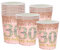 16Pcs 30th Birthday Rose Gold Paper Cups Party Decor,30th Rose Gold Women Birthday Disposable Party Paper Cups,Happy 30th Birthday Tableware Decorations for Her,Women,30th Birthday Gifts Party Supplie