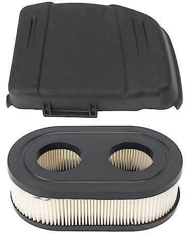 Luftfilterabdeckung & 594106 594575 Luftfiltersatz, ABS-Luftfilterabdeckung Rasenmäher-Ersatzteile, Luftfilter-Patronenfilter, Kompatibel mit 650EXI 675EXI 675IS Rasenmäher (Abdeckung und Luftfilter)