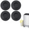 4 Stück Gummi Füße,Schwingungsdämpfer Antirutsche Vibrationsdämpfer, Silikon Pad Tragbare Anti Vibration,Stoßdämpfer Antiruschmatte Fußpolster Fußpads Antivibrationsmatte für Waschmaschine Trockner