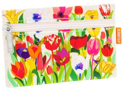 Pylones - Geldbörse – Mini Purse Tulpen – 12,7 x 0,2 x 8,9 cm Polyester, mehrfarbig, 12,7 x 0,2 x 8,9 cm, Geldbörse
