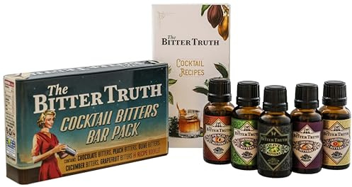 The Bitter Truth I Cocktail Bitters Bar Pack I 5x 20 ml I 41% Volume | Geschenkset Bitters in der Tin-Box