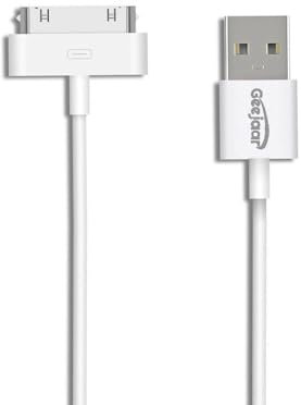 iPod Charger Cable, 30 Pin Cord Fast Charging & Sync for Old iPad 1st 2nd 3rd Generation, iPod Touch/Nano/Classsic (2-Pack)
