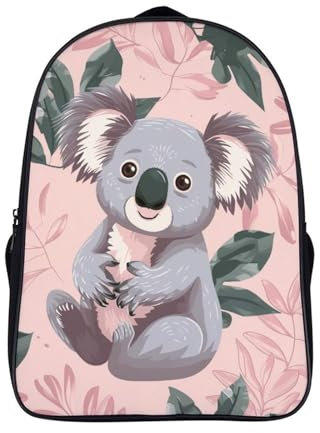 CZSDABERA Koala Schulrucksack Jungen Teenager Rucksäcke Schule Mädchen Schultasche Kinder Schulranzen Geschenke Für Jugendliche School Bag for Kids 40x28x16cm
