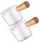 ABOOFAN 2st Mini-milchbecher Klarer Kaffeebecher Klare Tasse Mit Espresso-ausguss Single-shot-espressotassen Käse Schmelzbecher Bonbonschmelzbecher Schnapsgläser Holz