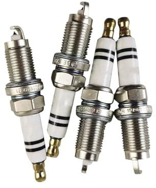 4-teilige Zündkerze, kompatibel mit Skoda, kompatibel mit Fabia, kompatibel mit Octavia, kompatibel mit VW Santana, kompatibel mit Lavuda, kompatibel mit Polo, kompatibel mit Passat, kompatibel mit Ma