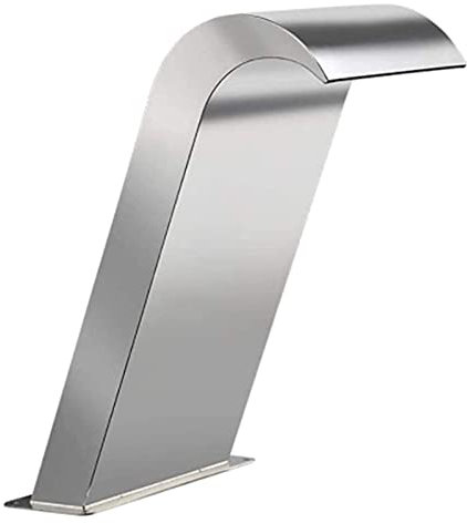 PLMNBQWE Pool Fountain Stainless Steel pood Fountain Waterfall Spray Waterfall Fountain Cascade Swimming Pool Garden Water Feature Relaxation Outdoor Pond Wate
