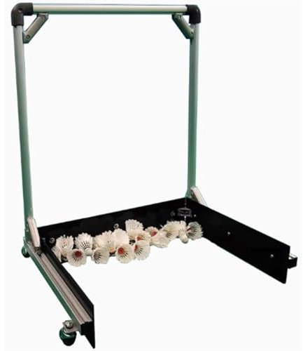 LHQYA Badminton Pickup Machine, Folding Badminton Ball Collector Mit Mobilem Gerät, Größe: 52 * 71 * 79cm/Keine Biegung Erforderlich/Mehr Praxis Zeit, Für Schulen Professionelle Ausbildung