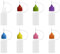 LIANRISES 8pcs 10ml Glue Bottle Needle Tip, Applicator Bottles With Fine Tips, Liquid Dropper Filling for DIY Craft, Oiler, Small Gluing Projects, Acrylic Painting