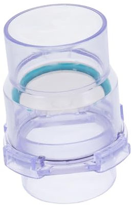 VILLCASE PVC Non Return Valve Transparent Check Valve for Kitchen Sink Toilet Plumbing Easy Installation Durable PVC Water Pipe Fitting Backflow Reliable Flow Control