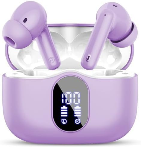 Btootos Bluetooth Kopfhörer, Kopfhörer Kabellos Bluetooth 5.4 mit App Sport In Ear Kopfhörer, Wireless Earbuds 40 Std Spielzeit, LED Ladecase, ENC Mic, Tiefer Bass Ohrhörer für IOS/Android