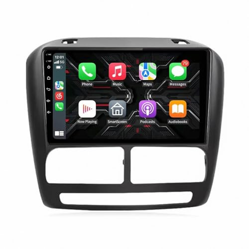 GPS Navi Auto Autoradio für FIAT 500 2016-2019 Hd-Display mit TMC, Poi, Blitzerwarner & Kartenupdate Wireless Carplay Android Auto, 4 Kern 2G+32G