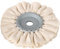 wolfcraft 2132000 Disque à polir coton aluminium 10 mm Diamètre 85 x 10 mm Argent