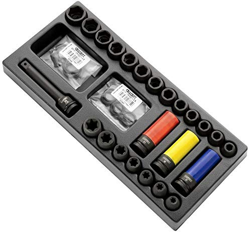 'Expert E041604 Module de douilles et accessoires Impact 1/2 – 24 pièces