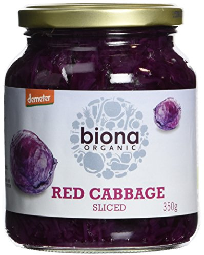 Biona Organic Jarred Red Cabbage Vegetables 350g (Pack of 6)