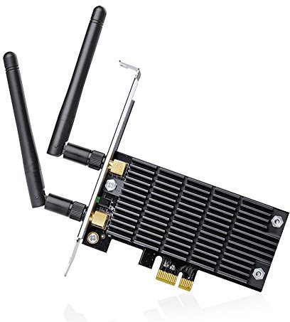 TP-Link AC1300 PCIe WiFi PCIe Card(Archer T6E)- 2.4G/5G Dual Band Wireless PCI Express Adapter, Low Profile, Long Range, Heat Sink Technology, Supports Windows 10/8.1/8/7/XP