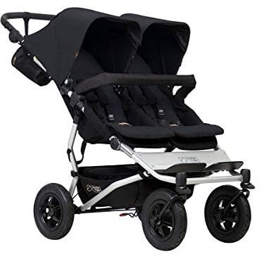 Mountain Buggy Doppelkinderwagen Side-by-Side mit 4 Rollen