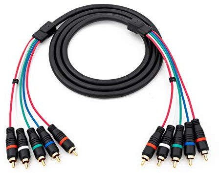 HD video Component YPbPr Retrovision male-to-male cavo RCA (6 piedi)