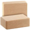 Newgen Medicals Fitness-Blöcke: 2er-Set Yoga-Blöcke, ökologischer Natur-Kork, je 22,7 x 7,6 x 14,9 cm (Yogazubehör, Yogablöcke Kork, Fitnessgeräte)
